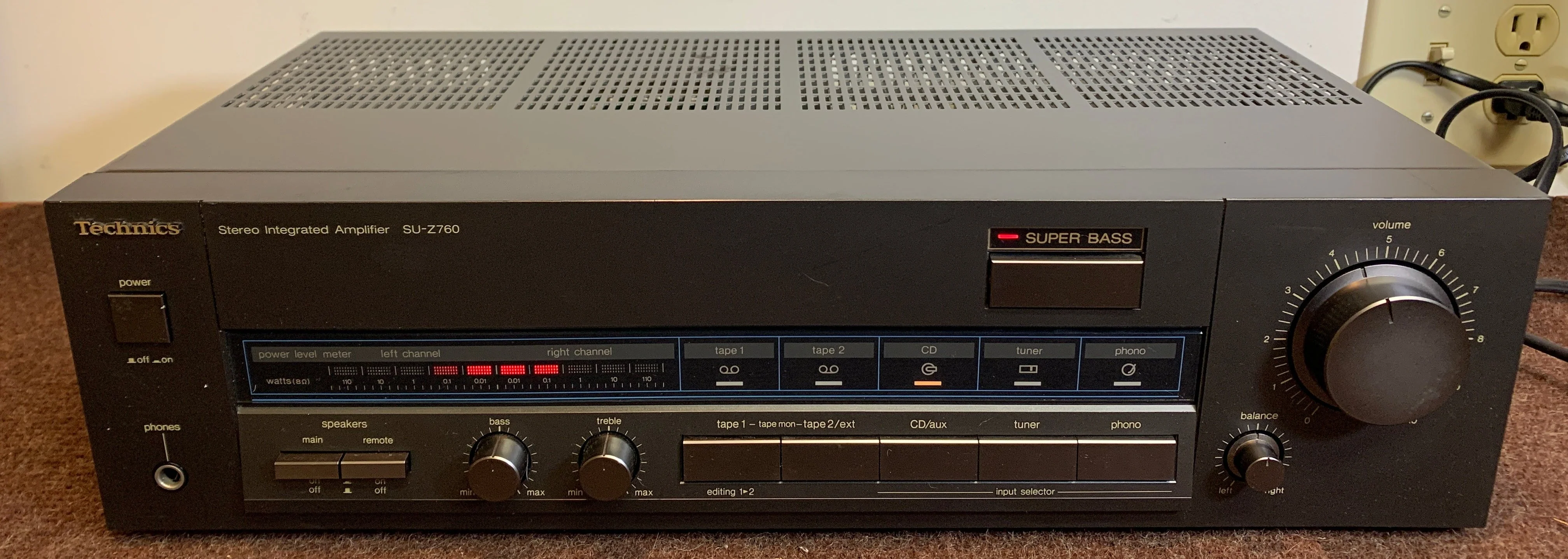 Technics SU-Z760 Stereo Integrated Amplifier * 100W RMS *