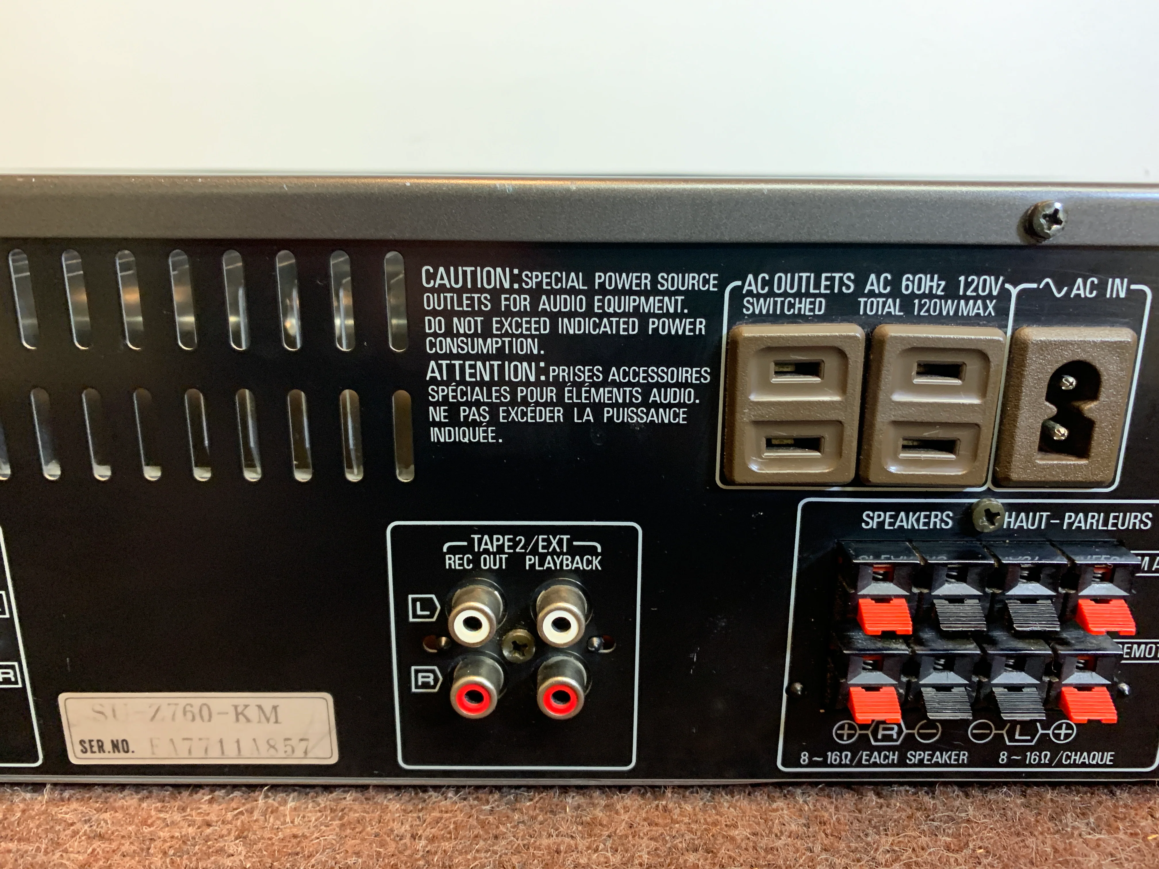 Technics SU-Z760 Stereo Integrated Amplifier * 100W RMS * - Image 12