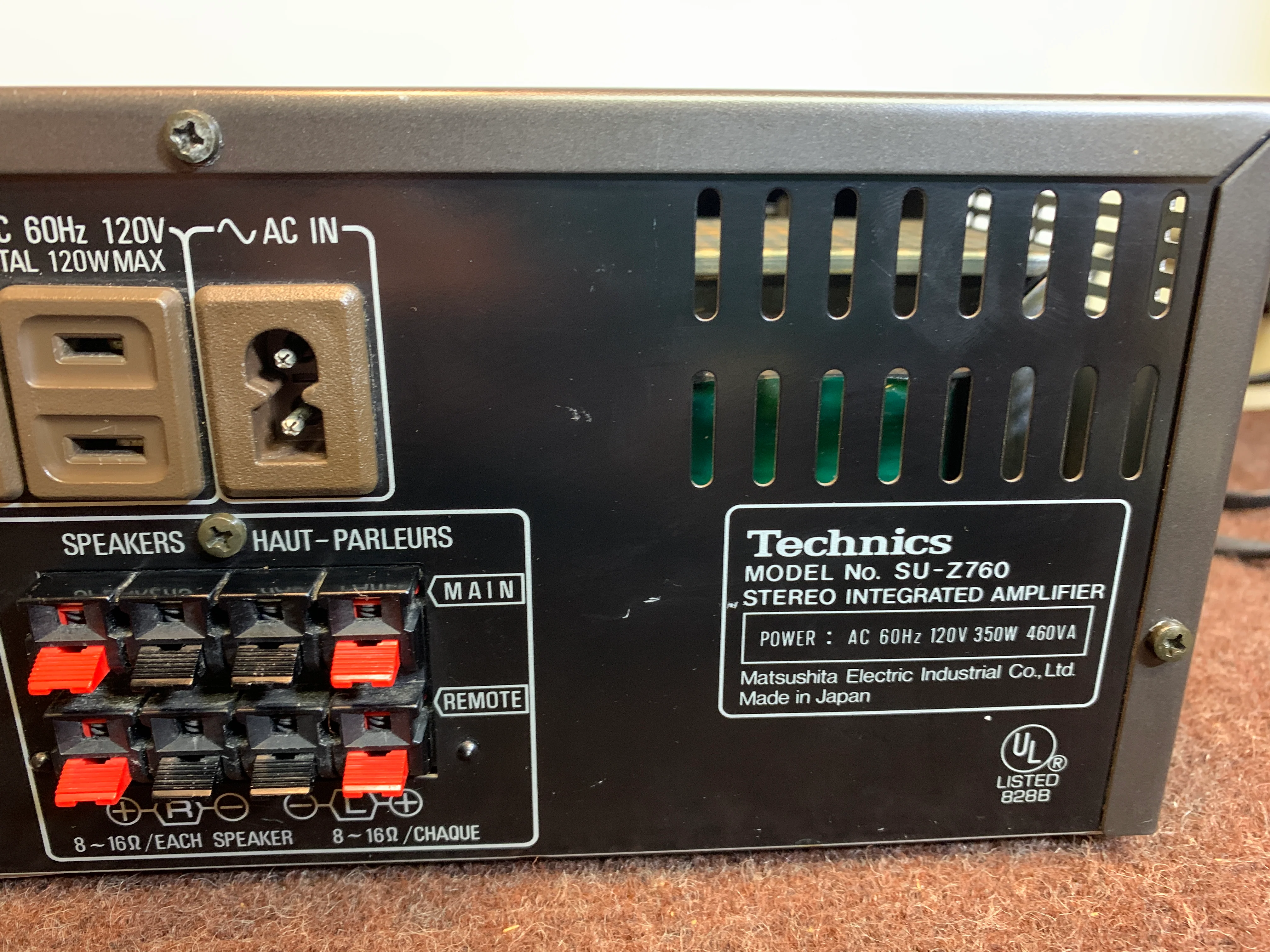 Technics SU-Z760 Stereo Integrated Amplifier * 100W RMS * - Image 13