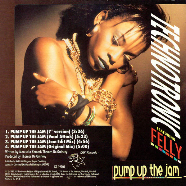 Technotronic Featuring Felly - Pump Up The Jam (CD, Single) (Near Mint (NM or M-)) - Image 4