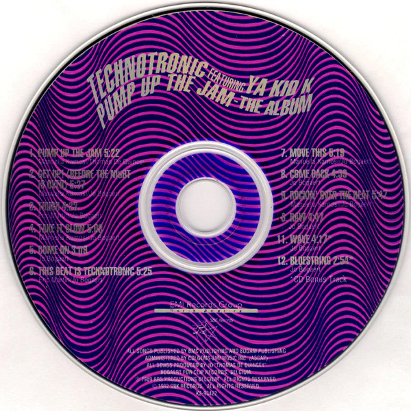 Technotronic Featuring Ya Kid K - Pump Up The Jam (CD, Album, RE) (Near Mint (NM or M-)) - Image 3