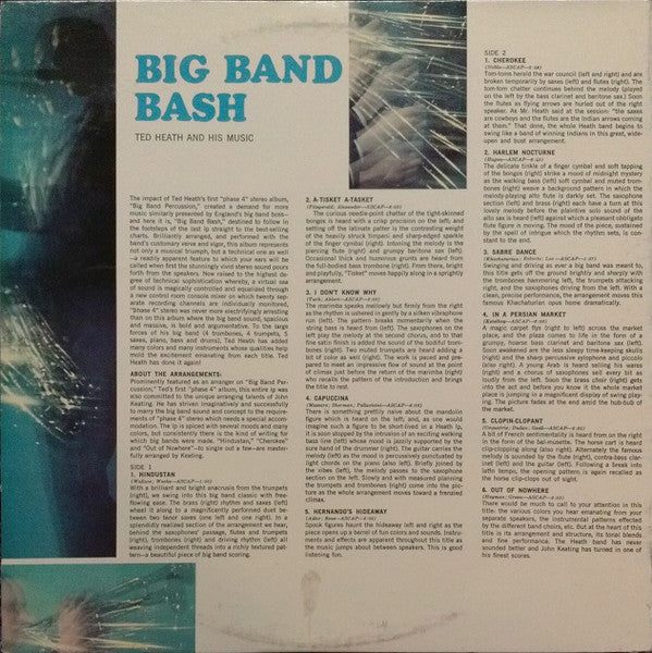 Ted Heath And His Music - Big Band Bash (LP, Album) (Very Good Plus (VG+)) - Image 2