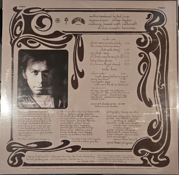 Ted Lucas - Ted Lucas (LP, RE, RM) (Near Mint (NM or M-)) - Image 2