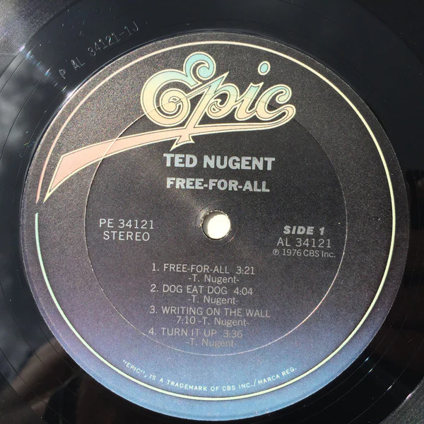 Ted Nugent - Free-For-All (LP, Album, RE) (Very Good Plus (VG+)) - Image 3