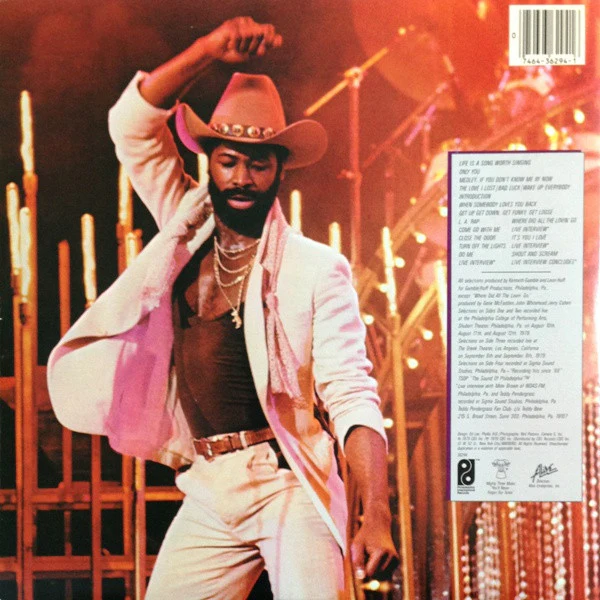 Teddy Pendergrass - Live! Coast To Coast (2xLP, Album, Gat) (Good Plus (G+)) - Image 2