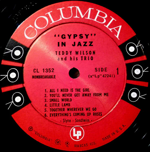 Teddy Wilson Trio - Play Gypsy In Jazz (LP, Album, Mono, 6-E) (Very Good (VG)) - Image 3