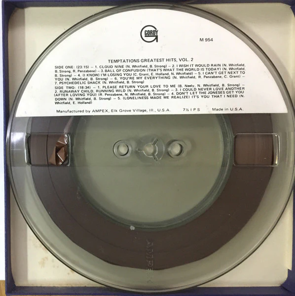 The Temptations - Greatest Hits II (Reel, 4tr Stereo, 7" Reel, Comp) (Very Good Plus (VG+)) - Image 4