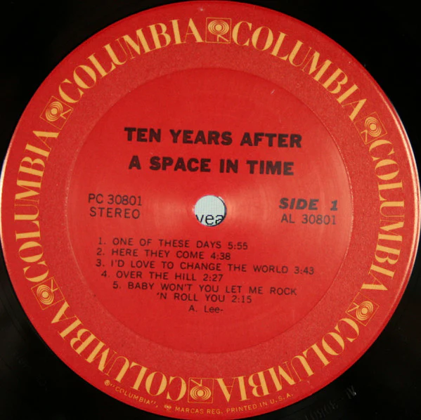 Ten Years After - A Space In Time (LP, Album, RE, Pit) (Very Good Plus (VG+)) - Image 3