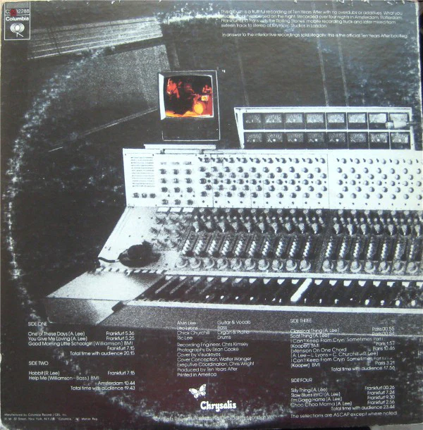 Ten Years After - Recorded Live (2xLP, Album, Ter) (Very Good (VG)) - Image 4