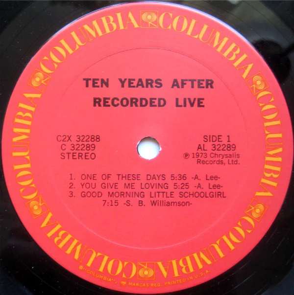 Ten Years After - Recorded Live (2xLP, Album, Ter) (Very Good (VG)) - Image 5