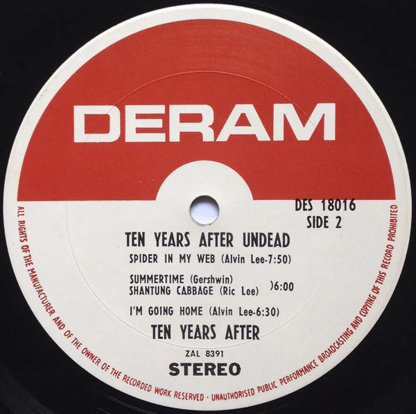 Ten Years After - Undead (LP, Album) (Very Good Plus (VG+)) - Image 4
