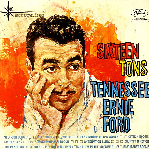 Tennessee Ernie Ford - Sixteen Tons (LP, Comp, Cus) (Very Good Plus (VG+))
