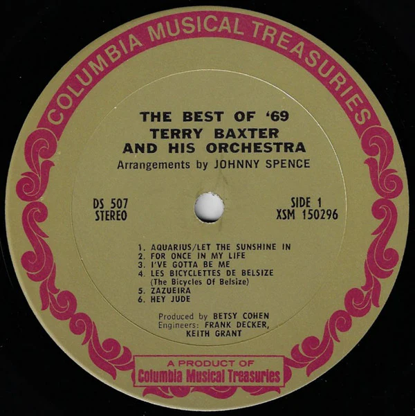 Terry Baxter His Orchestra & Chorus - The Best Of '69 (2xLP, Album) (Good (G)) - Image 3