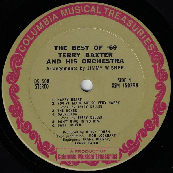 Terry Baxter His Orchestra & Chorus - The Best Of '69 (2xLP, Album) (Good (G)) - Image 5
