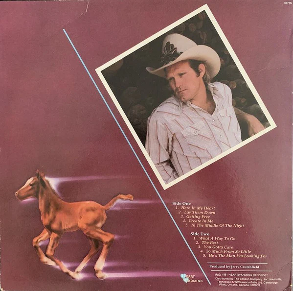 Terry Bradshaw - Here In My Heart (LP, Album) (Very Good (VG)) - Image 2