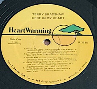 Terry Bradshaw - Here In My Heart (LP, Album) (Very Good (VG)) - Image 3
