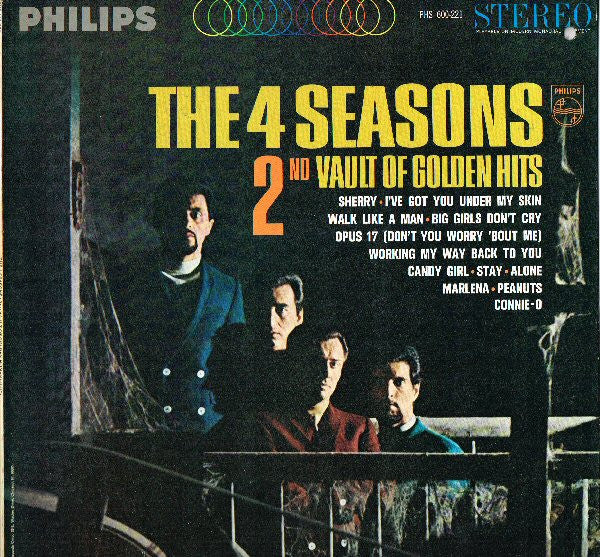 The Four Seasons - 2nd Vault Of Golden Hits (LP, Comp, Mer) (Very Good Plus (VG+))