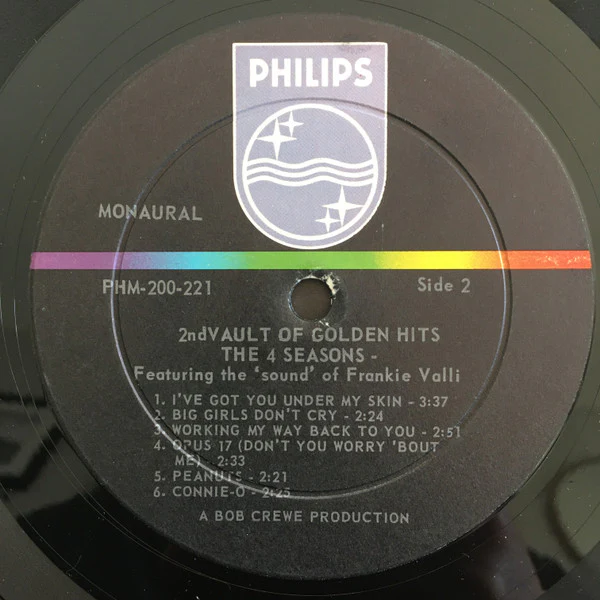 The Four Seasons - 2nd Vault Of Golden Hits (LP, Comp, Mono, Mer) (Very Good Plus (VG+)) - Image 4