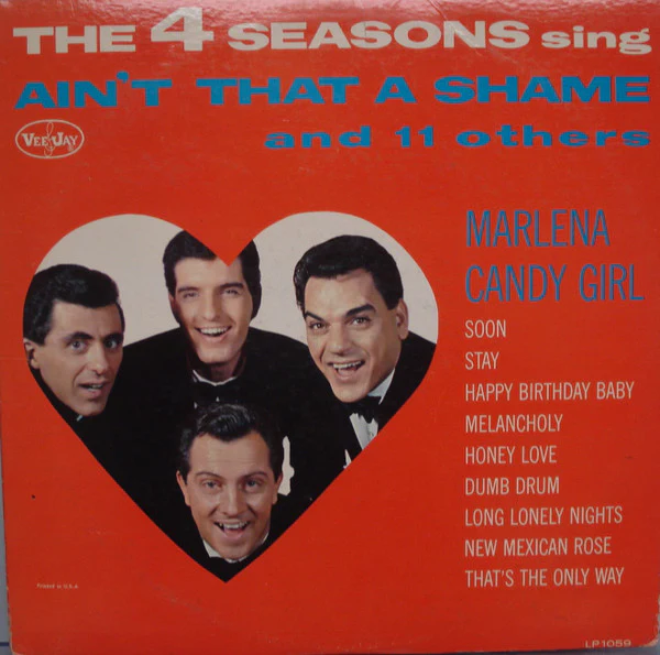 The Four Seasons - The 4 Seasons Sing Ain't That A Shame And 11 Others (LP, Album, Mono) (Very Good Plus (VG+))