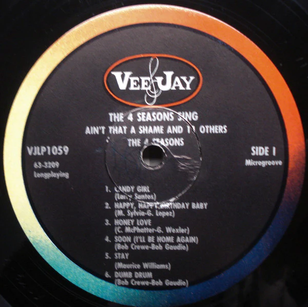 The Four Seasons - The 4 Seasons Sing Ain't That A Shame And 11 Others (LP, Album, Mono) (Very Good Plus (VG+)) - Image 3