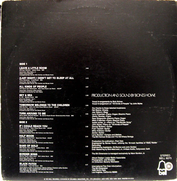 The Fifth Dimension - Individually & Collectively (LP, Album, She) (Near Mint (NM or M-)) - Image 2