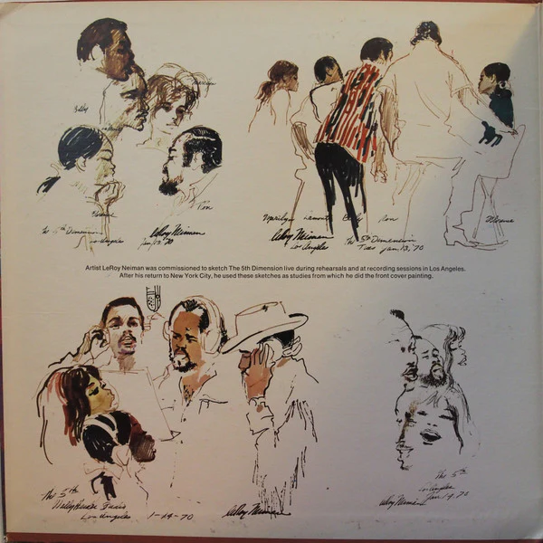 The Fifth Dimension - Portrait (LP, Album, 'BW) (Mint (M)) SEALED NEW OLD STOCK - Image 2