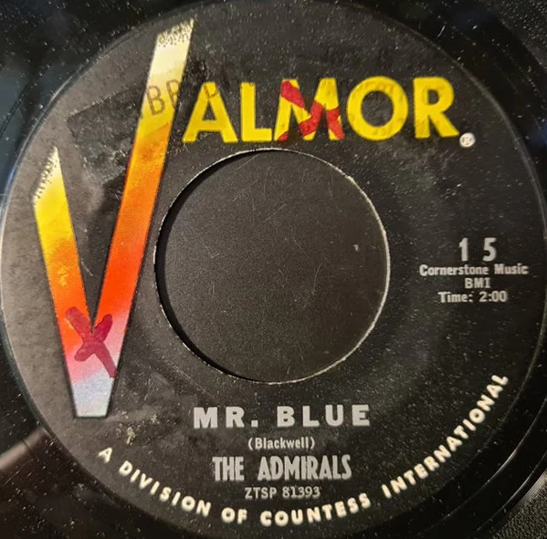 The Admirals  - Mr. Blue / Star Of Hawaii (7", Single, Mono) (Very Good Plus (VG+))