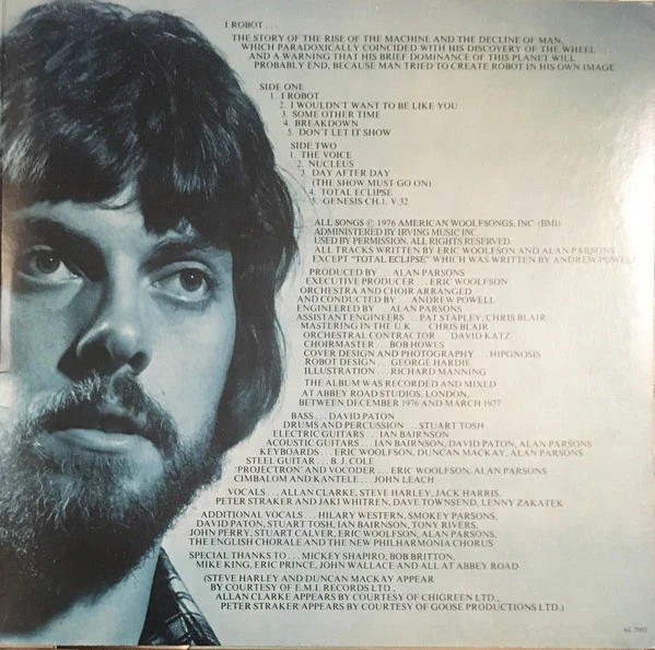 The Alan Parsons Project - I Robot (LP, Album, Ter) (Very Good Plus (VG+)) - Image 4