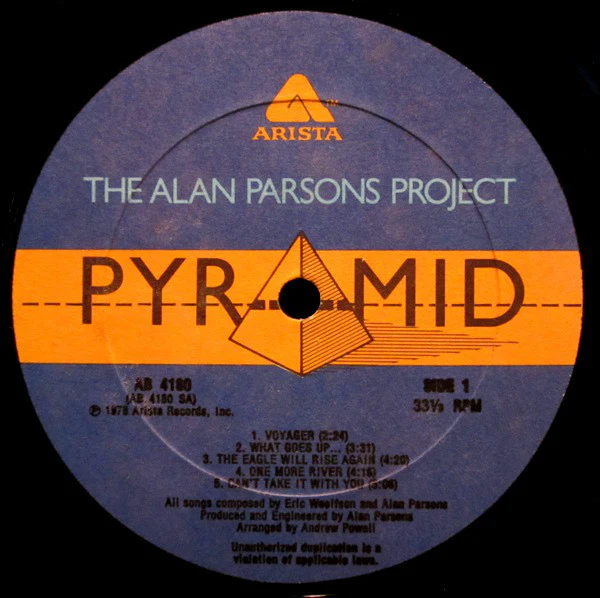 The Alan Parsons Project - Pyramid (LP, Album, All) (Near Mint (NM or M-)) - Image 3