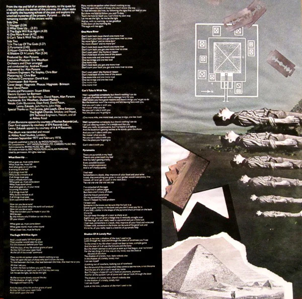 The Alan Parsons Project - Pyramid (LP, Album, All) (Near Mint (NM or M-)) - Image 5