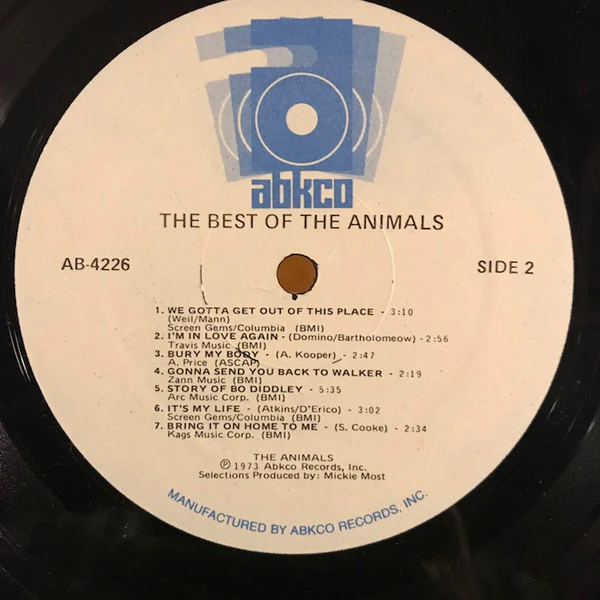 The Animals - Best Of The Animals (LP, Comp, Mono) (Mint (M)) - Image 4