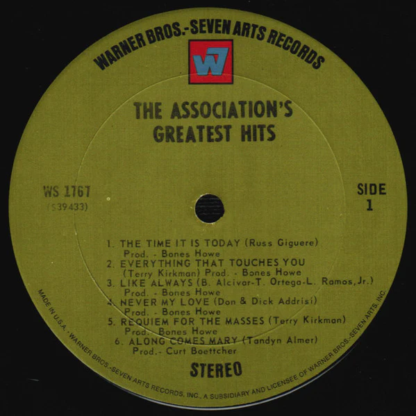 The Association - Greatest Hits! (LP, Comp) (Near Mint (NM or M-)) - Image 3