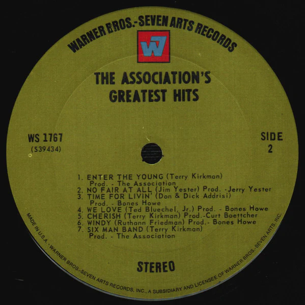 The Association - Greatest Hits! (LP, Comp) (Near Mint (NM or M-)) - Image 4