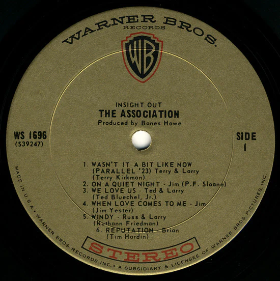 The Association - Insight Out (LP, Album, Pit) (Very Good Plus (VG+)) - Image 3