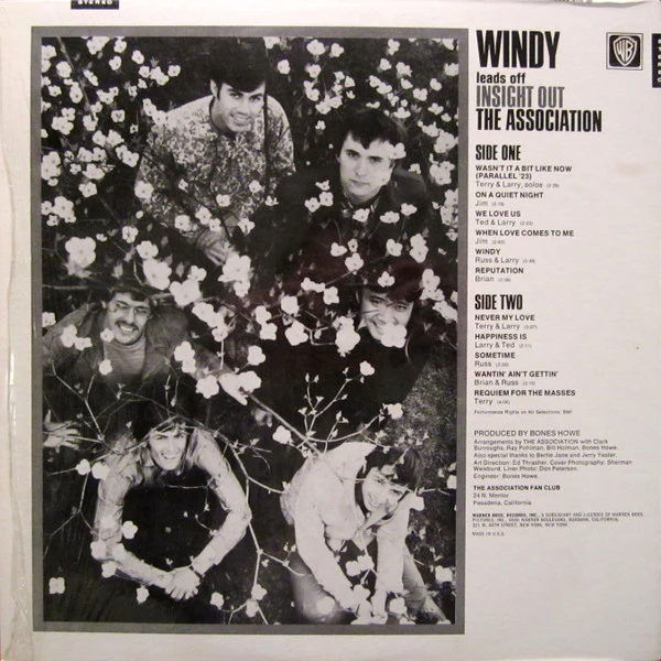 The Association - Insight Out (LP, Album, Pit) (Very Good (VG)) - Image 2