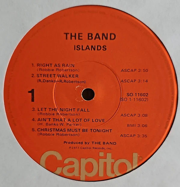 The Band - Islands (LP, Album, Jac) (Very Good Plus (VG+)) - Image 3