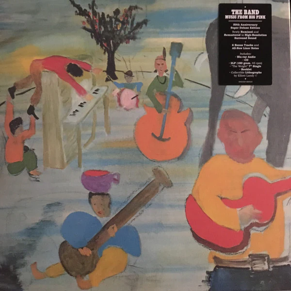 The Band - Music From Big Pink (2xLP, Album, RE, RM + 7" + CD, RE, RM + Blu-ray, B) (Mint (M))