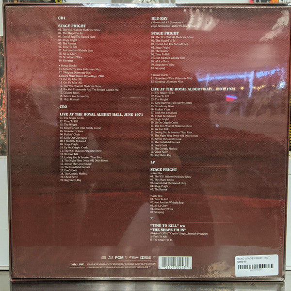 The Band - Stage Fright (CD, Album, RE + CD, Album + Blu-ray, Blu-ray-A, Mu) (Mint (M)) - Image 3