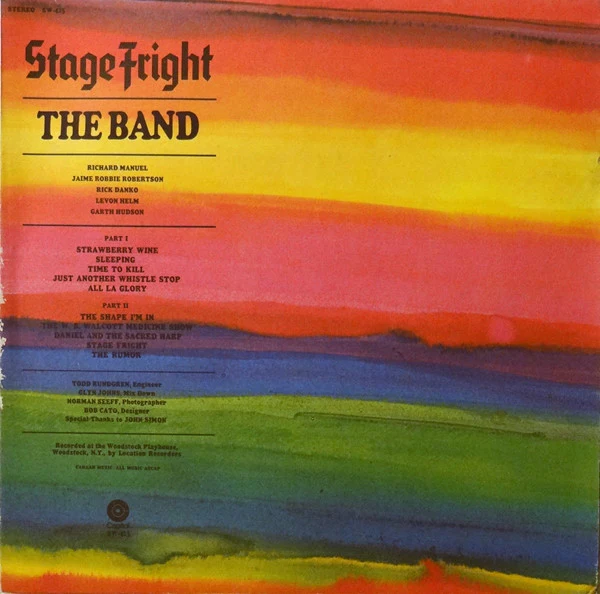 The Band - Stage Fright (LP, Album, Win) (Very Good Plus (VG+))