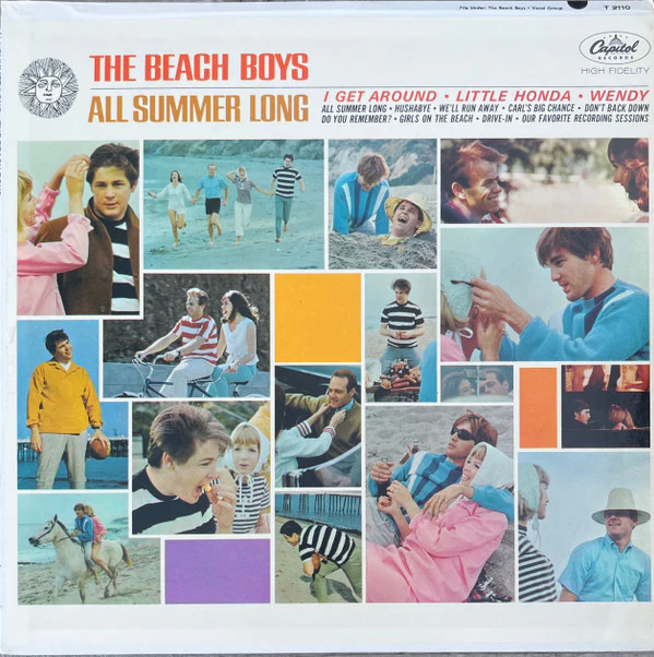 The Beach Boys - All Summer Long (LP, Album, Mono) (Good Plus (G+))