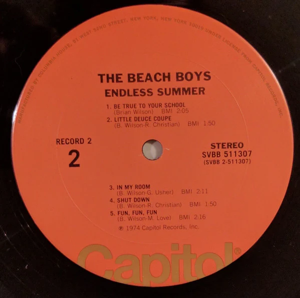 The Beach Boys - Endless Summer (2xLP, Comp, Club, San) (Near Mint (NM or M-)) - Image 5