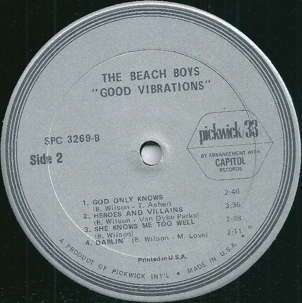 The Beach Boys - Good Vibrations (LP, Comp, Mono) (Very Good (VG)) - Image 4