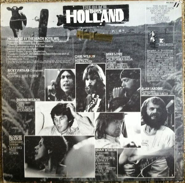 The Beach Boys - Holland (LP, Album, RP) (Very Good Plus (VG+)) - Image 2