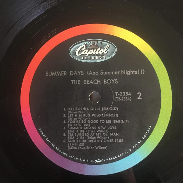 The Beach Boys - Summer Days (And Summer Nights!!) (LP, Album, Mono, Glo) (Very Good (VG)) - Image 4