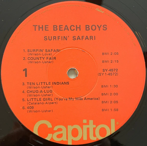 The Beach Boys - Surfin' Safari (LP, Album, RE, Win) (Very Good Plus (VG+)) - Image 3