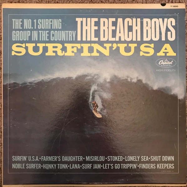 The Beach Boys - Surfin' U.S.A. (LP, Album, Mono, Scr) (Good Plus (G+))