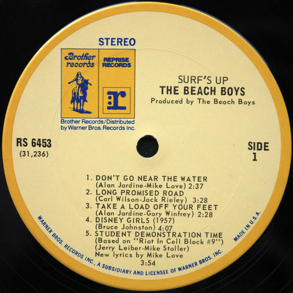 The Beach Boys - Surf's Up (LP, Album, San) (Very Good Plus (VG+)) - Image 3