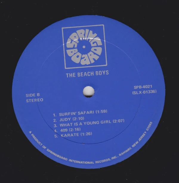 The Beach Boys - The Beach Boys' Greatest Hits (1961-1963) (LP, Comp) (Near Mint (NM or M-)) - Image 4
