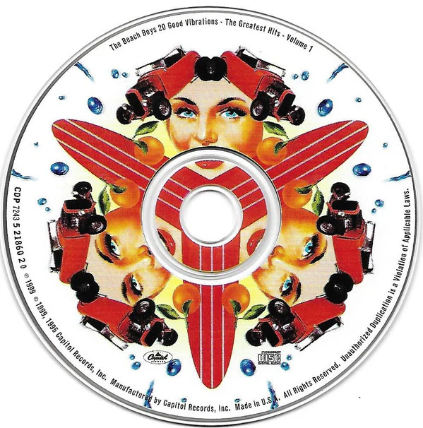 The Beach Boys - The Greatest Hits - Vol. 1: 20 Good Vibrations (CD, Comp, Mono, Club, RM, BMG) (Near Mint (NM or M-)) - Image 3