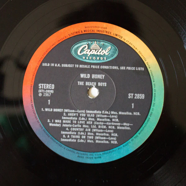 The Beach Boys - Wild Honey (LP, Album) (Good Plus (G+)) - Image 3